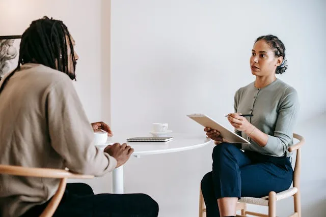 Landlord interviewing a poential tenant